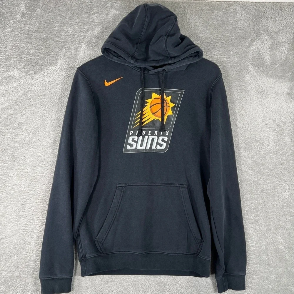 Nike‎ Phoenix Suns Hoodie Mens Small Black NBA Basketball Graphic Pullover
